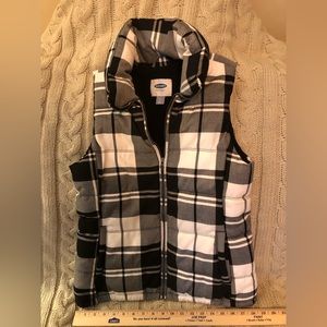 Plaid Puffer Vest